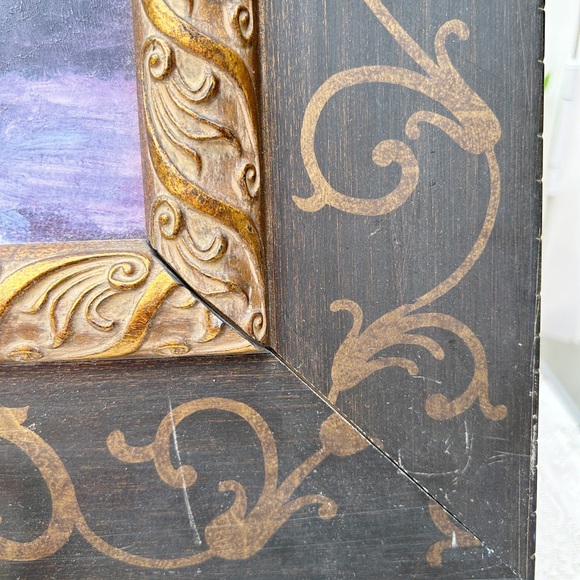 Signed Original Spooky Scenery Forest Trees Fine Art Artwork Framed - Picture 5 of 9